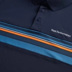 PEAK PERFORMANCE M PLAYER PRINT POLO BLUE SHADOW 22 -Magasin de matériel d'alpinisme 9 102093 m player print polo blue shadow g77551020 04