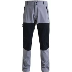 PEAK PERFORMANCE M STRETCH TREK PANTS QUIET GREY-BLACK 22