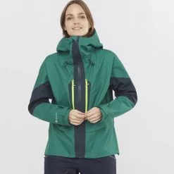 SALOMON OUTPEAK GTX® 3L JKT W PACIFIC/NIGHT S 22 -Magasin de matériel d'alpinisme 9 102582 outpeak gtx r 3l jkt w pacific night s lc1597700 03
