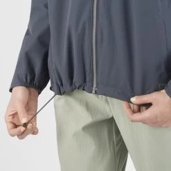 SALOMON COMET 2L WATERPROOF JKT EBONY/AO 22 -Magasin de matériel d'alpinisme 9 102627 comet 2l waterproof jkt ebony ao lc1581800 04