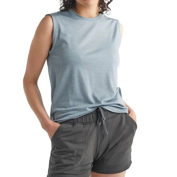 ICEBREAKER W UTILITY EXPLORE SLEEVELESS CREW STRIPE GRAVEL 21 4 ICEBREAKER W UTILITY EXPLORE SLEEVELESS CREW STRIPE GRAVEL 21 – Image 2