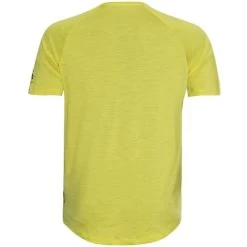 ODLO CONCORD SUMMIT PRINT S/S CREW NECK CITRONELLE MELANGE 22 -Magasin de matériel d'alpinisme 9 103826 551052 50036 02