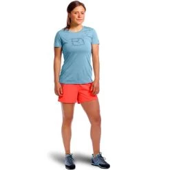 ORTOVOX PIZ SELVA LIGHT SHORTS W CORAL 22 -Magasin de matériel d'alpinisme 9 104950 piz selva light shorts w coral 62553 32201 04