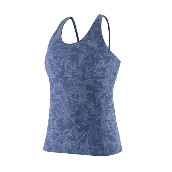 PATAGONIA W'S MIBRA TANK MONKEY FLOWER: CURRENT BLUE 22 3 PATAGONIA W'S MIBRA TANK MONKEY FLOWER: CURRENT BLUE 22