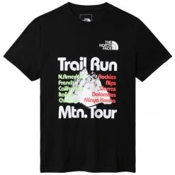 THE NORTH FACE M FOUNDATION TEE TNFBLCK/SAFTYGN 22