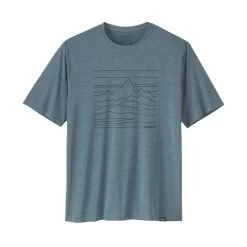 PATAGONIA M'S CAP COOL DAILY GRAPHIC SHIRT UP HIGH ENDURANCE: LIGHT PLUME GREY X-DYE 23