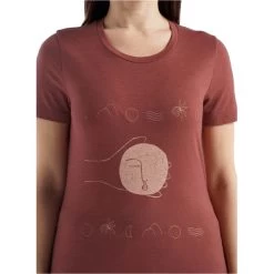 ICEBREAKER W TECH LITE II SS TEE MOON SONNET GRAPE 22 -Magasin de matériel d'alpinisme 9 105985 w tech lite ii ss tee moon sonnet grape ib0a56dt342 04