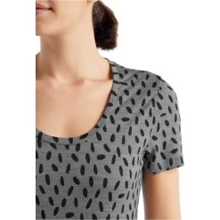 ICEBREAKER W TECH LITE II SS SCOOP TEE 1000 FOOTSTE METRO HTHR/AOP 22 -Magasin de matériel d'alpinisme 9 105989 w tech lite ii ss scoop tee 1000 footste metro hthr aop ib0a56dv381 04
