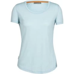 ICEBREAKER W SPHERE II SS SCOOP TEE HAZE 22