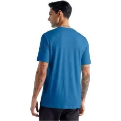 ICEBREAKER M TECH LITE II SS TEE WASCHBAR WANDERING AZUL 22 -Magasin de matériel d'alpinisme 9 106024 m tech lite ii ss tee waschbar wandering azul ib0a56lv351 03