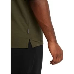 ICEBREAKER MERINO M TECH LITE II SS POLO LODEN 23 -Magasin de matériel d'alpinisme 9 106026 m tech lite ii ss polo loden ib0a59lc069 05