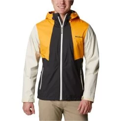 COLUMBIA INNER LIMITS II JACKET M SHARK CHALK 22