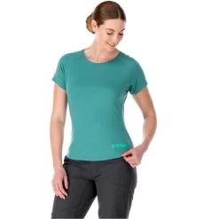 RAB LATERAL TEE WMNS STORM GREEN 22 -Magasin de matériel d'alpinisme 9 107406 lateral tee wmns storm green qcb 73 stg 03