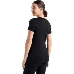 ICEBREAKER W TECH LITE II SS SCOOP TEE CANOPY CAMPE BLACK 22 -Magasin de matériel d'alpinisme 9 108120 w tech lite ii ss scoop tee canopy campe black ib0a56dx001 03