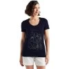 ICEBREAKER W TECH LITE II SS SCOOP TEE W CIRCLE MIDNIGHT NAVY 22