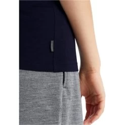 ICEBREAKER MERINO W TECH LITE II SS TEE MIDNIGHT NAVY 23 -Magasin de matériel d'alpinisme 9 108136 w tech lite ii ss tee midnight navy ib0a59j9401 05