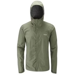 Magasin de matériel d'alpinisme 16 RAB DOWNPOUR JACKET FIELD GREEN 22