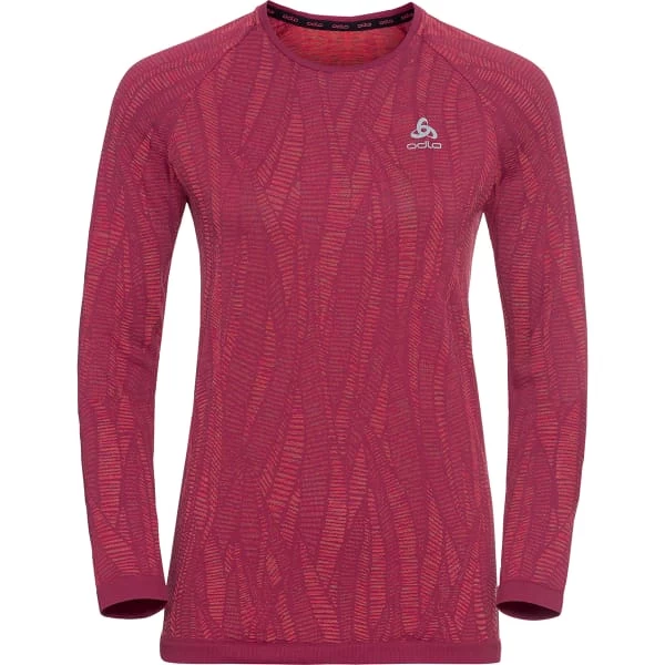 ODLO BLACKCOMB LIGHT ECO BL TOP CREW NECK L/S W RASPBERRY FUDGE-SPACE DYE 22 3 ODLO BLACKCOMB LIGHT ECO BL TOP CREW NECK L/S W RASPBERRY FUDGE-SPACE DYE 22