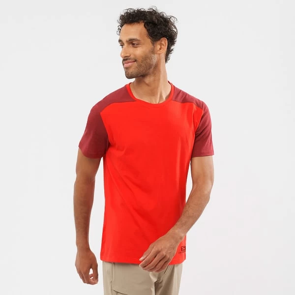 SALOMON ESSENTIAL COLORBLOC FIERY RED 22 4 SALOMON ESSENTIAL COLORBLOC FIERY RED 22 – Image 2