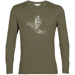 ICEBREAKER M TECH LITE II LS TEE SKI LODEN 23