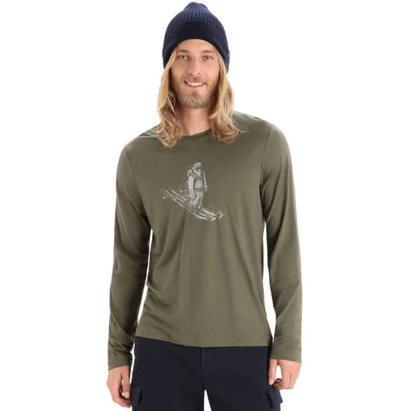 ICEBREAKER M TECH LITE II LS TEE SKI LODEN 23 4 ICEBREAKER M TECH LITE II LS TEE SKI LODEN 23 – Image 2