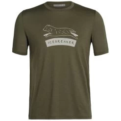 ICEBREAKER M TECH LITE II SS TEE SHEEP DOG LODEN 22