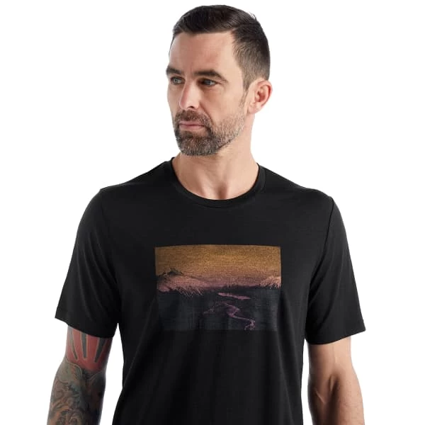 ICEBREAKER M TECH LITE II SS TEE MOUNTAIN MANTRA BLACK 22 4 ICEBREAKER M TECH LITE II SS TEE MOUNTAIN MANTRA BLACK 22 – Image 2