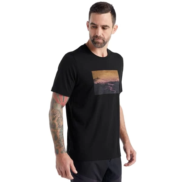 ICEBREAKER M TECH LITE II SS TEE MOUNTAIN MANTRA BLACK 22 5 ICEBREAKER M TECH LITE II SS TEE MOUNTAIN MANTRA BLACK 22 – Image 3