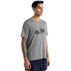 ICEBREAKER M TECH LITE II SS TEE NATURAL RUN CLUB METRO HTHR 22 -Magasin de matériel d'alpinisme 9 116889 m tech lite ii ss tee natural run club metro hthr ib0a56cp0161 04