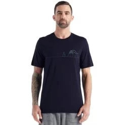 ICEBREAKER M TECH LITE II SS TEE SINGLE LINE CAMP MIDNIGHT NAVY 22 -Magasin de matériel d'alpinisme 9 116893 m tech lite ii ss tee single line camp midnight navy ib0a56lu4011 02