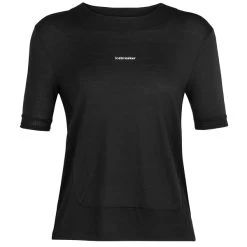 ICEBREAKER W ZONEKNIT SS TEE BLACK 22