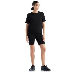 ICEBREAKER W ZONEKNIT SS TEE BLACK 22 -Magasin de matériel d'alpinisme 9 117241 w zoneknit ss tee black ib0a59lj0011 04