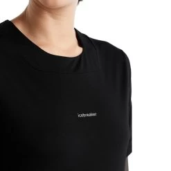 ICEBREAKER W ZONEKNIT SS TEE BLACK 22 -Magasin de matériel d'alpinisme 9 117241 w zoneknit ss tee black ib0a59lj0011 06