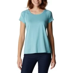 COLUMBIA PEAK TO POINT II SS TEE SEA WAVE HEATHE 22