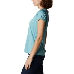 COLUMBIA PEAK TO POINT II SS TEE SEA WAVE HEATHE 22 -Magasin de matériel d'alpinisme 9 119995 peak to point ii ss tee sea wave heathe 1885463363 05