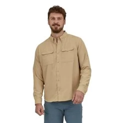 PATAGONIA M'S L/S SELF GUIDED HIKE SHIRT NAUTILUS TAN 22 -Magasin de matériel d'alpinisme 9 121239 m s l s self guided hike shirt nautilus tan 41900 naut 03