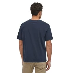 PATAGONIA M'S REGENERATIVE ORGANIC CERTIFIED COTTON LW TEE NEW NAVY 22 -Magasin de matériel d'alpinisme 9 121244 m s regenerative organic certified cotton lw tee new navy 53260 nena 02