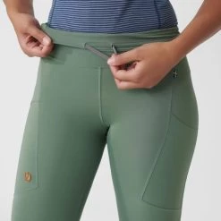 Fjallraven FJÄLLRÄVEN ABISKO TIGHTS W PATINA GREEN 23 12 Fjallraven FJÄLLRÄVEN ABISKO TIGHTS W PATINA GREEN 23 -Magasin de matériel d'alpinisme 9 123339 84773 614 05