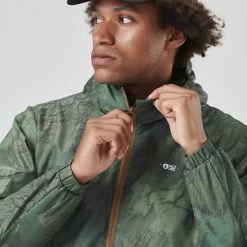 PICTURE LAMAN PRINTED JKT GEOLOGY GREEN 23 -Magasin de matériel d'alpinisme 9 123421 mvt451 a 05