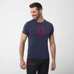 MILLET TRILOGY WOOL STRIPES SS M SAPHIR 23 -Magasin de matériel d'alpinisme 9 123777 miv9389 7317 03