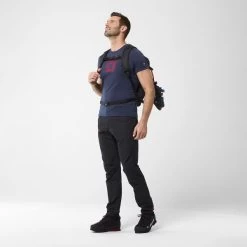 MILLET TRILOGY WOOL STRIPES SS M SAPHIR 23 -Magasin de matériel d'alpinisme 9 123777 miv9389 7317 05