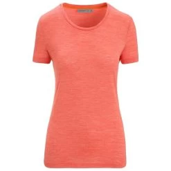 ICEBREAKER MERINO W SPHERE II SS TEE VIBRANT EARTH HTHR 23