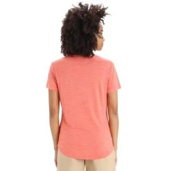 ICEBREAKER MERINO W SPHERE II SS TEE VIBRANT EARTH HTHR 23 -Magasin de matériel d'alpinisme 9 124860 ib0a56d3792 04