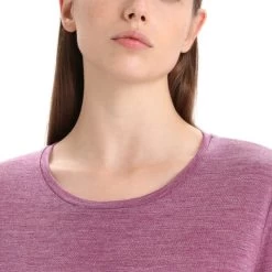 ICEBREAKER MERINO W SPHERE II LS TEE GO BERRY HTHR 23 -Magasin de matériel d'alpinisme 9 124864 ib0a56ej794 05