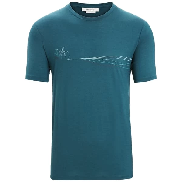 ICEBREAKER MERINO M TECH LITE II SS TEE CADENCE PATHS GREEN GLORY 23 3 ICEBREAKER MERINO M TECH LITE II SS TEE CADENCE PATHS GREEN GLORY 23