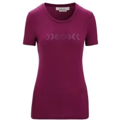 ICEBREAKER MERINO W TECH LITE II SS TEE MOON PHASE GO BERRY 23