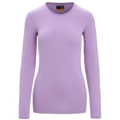 ICEBREAKER MERINO W 200 OASIS LS CREWE PURPLE GAZE 23