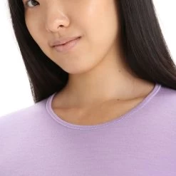 ICEBREAKER MERINO W 200 OASIS LS CREWE PURPLE GAZE 23 -Magasin de matériel d'alpinisme 9 124973 ib104375736 05