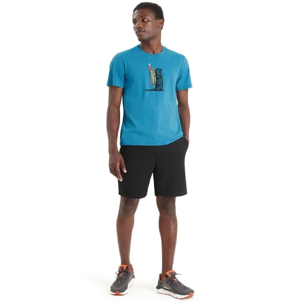 ICEBREAKER MERINO M CENTRAL CLASSIC SS TEE OTTER PADDLE GEO BLUE 23 5 ICEBREAKER MERINO M CENTRAL CLASSIC SS TEE OTTER PADDLE GEO BLUE 23 – Image 3