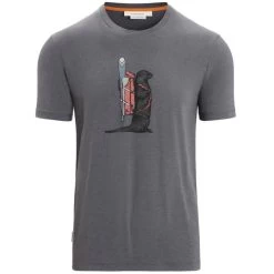 ICEBREAKER MERINO M CENTRAL CLASSIC SS TEE OTTER PADDLE MONSOON 23